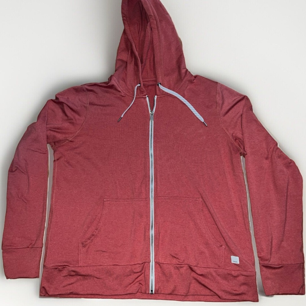 Vuori Halo Performance Hoodie Cinnamon Heather Sz XL